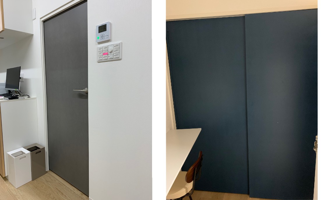特注：展示会用 特殊形状窓付きドア｜オーダードア.com