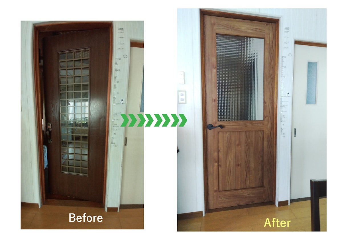 交換用ドア オーダードア 可愛いドア オリジナルのドア