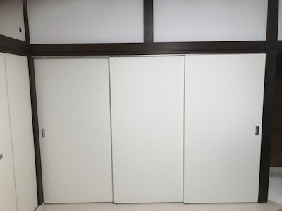 特注:千葉県K様 押し入れを木製フラッシュの連動引戸に 特注:千葉県K様 押し入れを木製フラッシュの連動引戸に