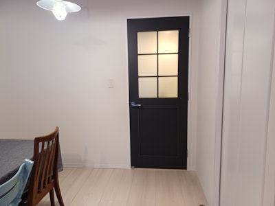 特注:東京都 A様 格子入りガラスドア 特注:東京都 A様 格子入りガラスドア