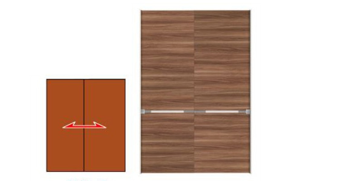 木製ドア オーダードア 引き違い戸