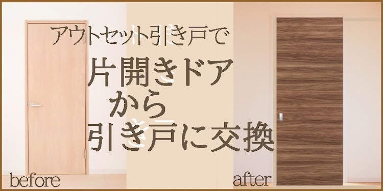 ドアの向きは内向きor外向き ドアの向きは内向きor外向き