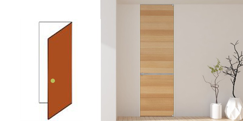 オーダードア 室内開き戸 木製建具 （商品コード：dm-046）オーダー リフォーム 片開き  表面材カラーお選び頂けます。ご希望サイズでお届けいたします