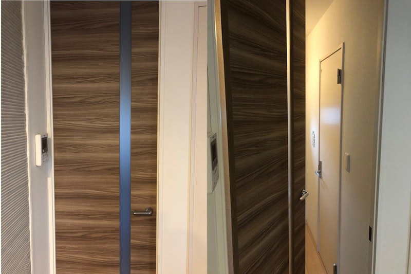 お施主様も満足　～千葉県・M工務店様～ガラス入り片開きドア